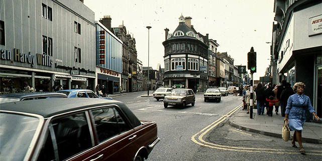 Leicester High Street in 1978