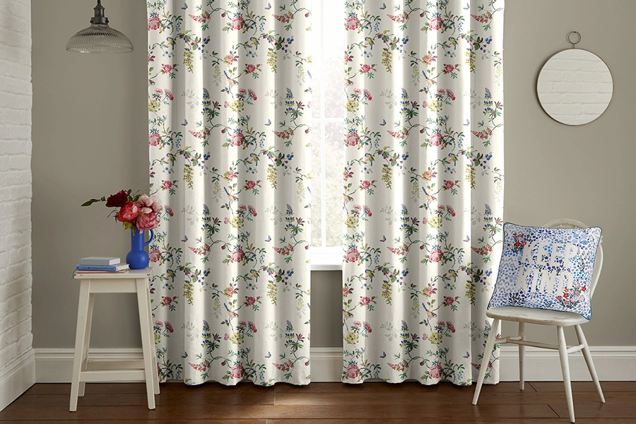 Colourful floral design curtains from Cath Kidston