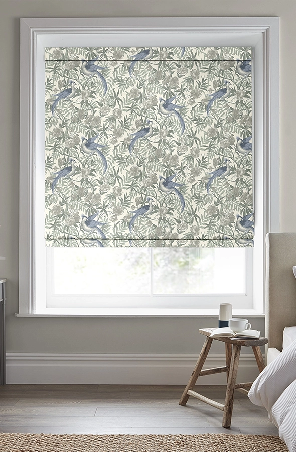 Room birds design roman blind with from Laura Ashley Collection