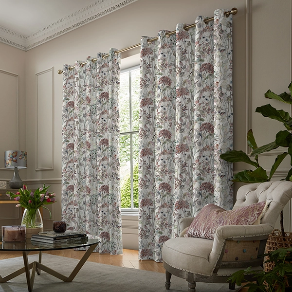 Room with floral curtains from Voyage Maison