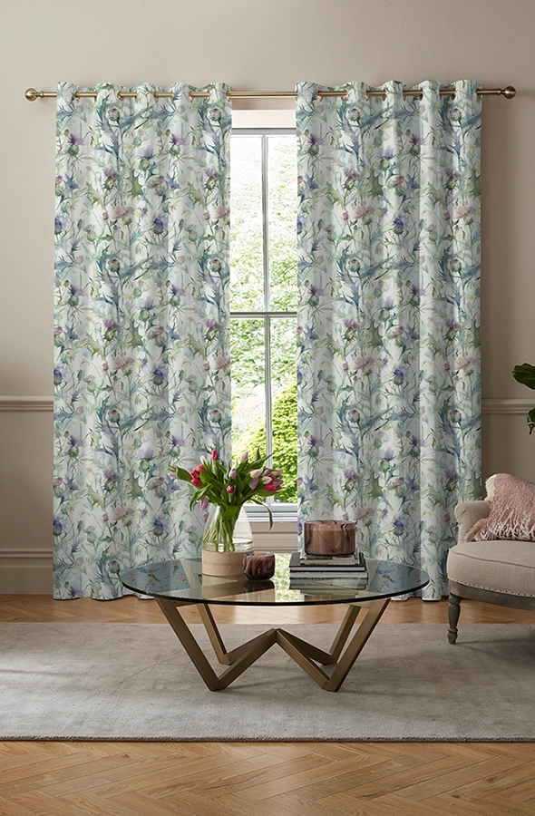Room flower design curtains with from Voyage Maison