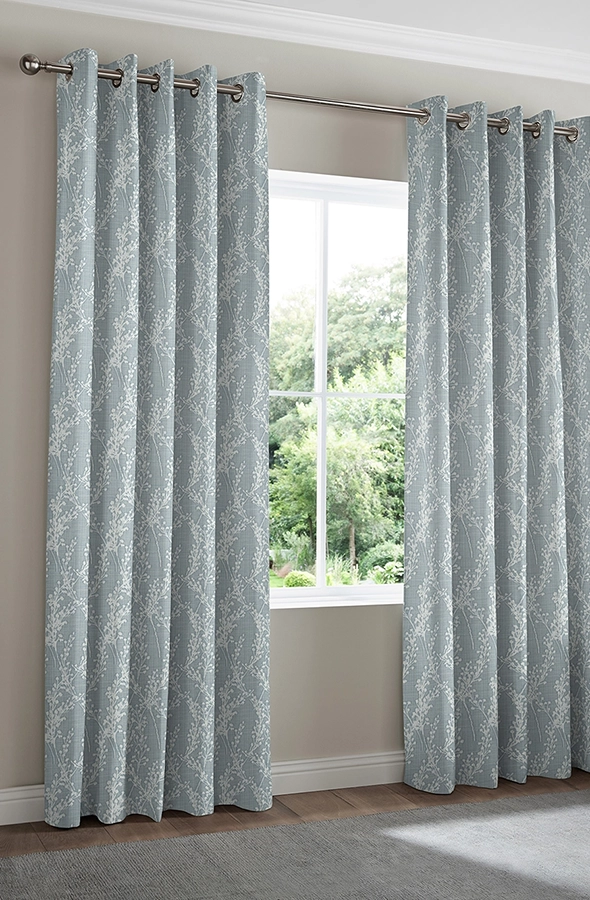 Room with blue floral curtains from illumin8 Edit Softs Vol.2 collection