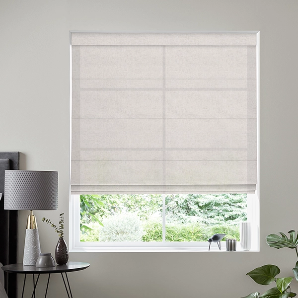 Grey sheer roman blind from Edit Softs Vol.2 collection