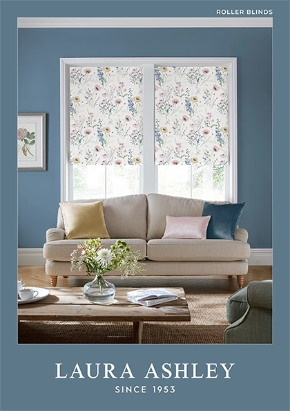 Laura Ashley Roller Blinds collection look book