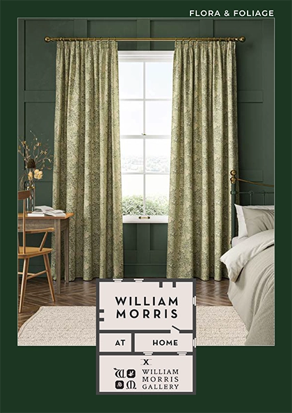 William Morris at Home Flora & Foliage collection look book