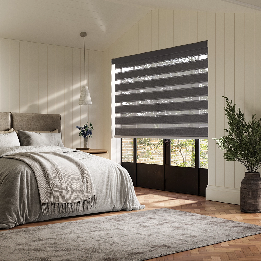 Partly open Fifty50 blind from illumin8