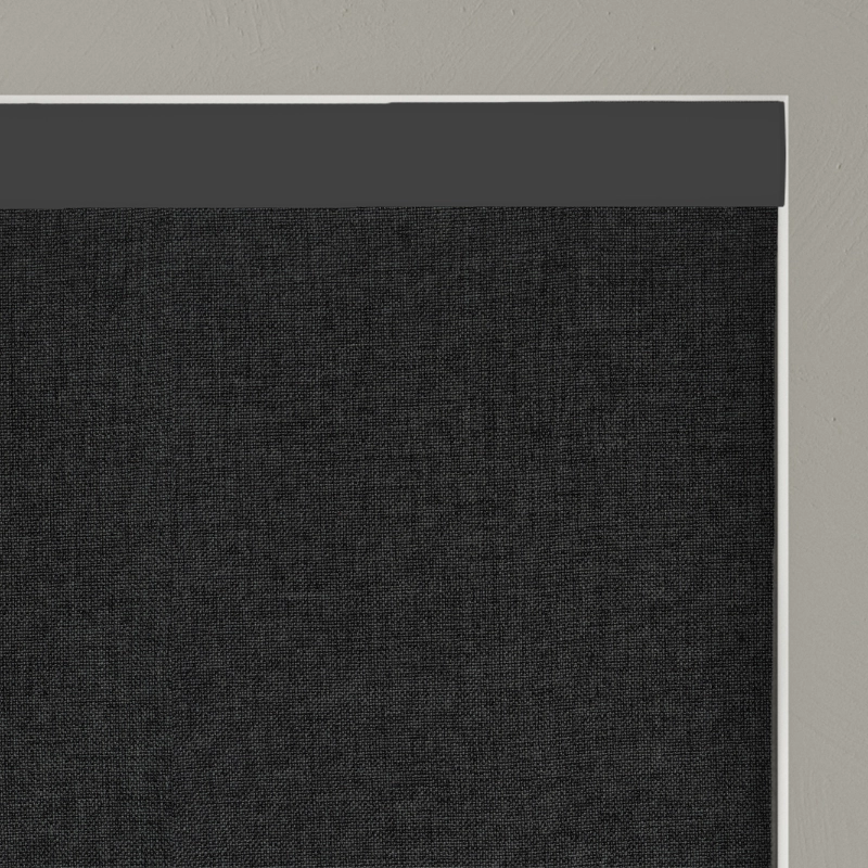Roman blind anthracite with cassette from illumin8