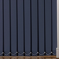 Vertical blinds with chained weights